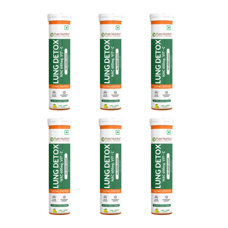 Lung Detox Effervescent Tablets - 20 | Supports Respiratory Health, Cleansing, and Overall Wellness