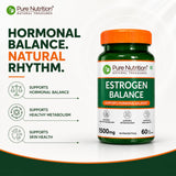 Estrogen Balance 1500mg | DIM, Calcium D-Glucarate & Chasteberry | 60 Veg Capsules
