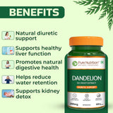 Dandelion Root Extract 200mg Liver, Digestion & Antioxidant Support | Veg Caps
