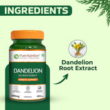 Dandelion Root Extract 200mg Liver, Digestion & Antioxidant Support | Veg Caps