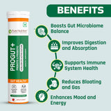 Progut Plus Probiotic Effervescent Tablets – 9 Strains + Prebiotic | 15 Tablets