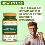 Mucuna Pruriens Extract 500mg  Energy, Vitality & Mood Support | 60 Caps