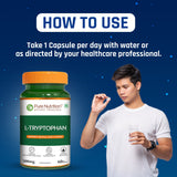 L-Tryptophan 500mg Veg Capsules  Mood Balance, Sleep & Wellness