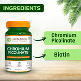 Chromium Picolinate 120 Capsules Blood Sugar, Metabolism & Weight Support
