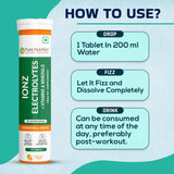 IONZ Electrolytes + Vitamins & Minerals  Moroccan Orange Effervescent