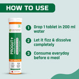 Progut Plus Probiotic Effervescent Tablets – 9 Strains + Prebiotic | 15 Tablets