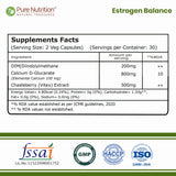 Estrogen Balance 1500mg | DIM, Calcium D-Glucarate & Chasteberry | 60 Veg Capsules
