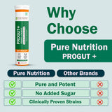 Progut Plus Probiotic Effervescent Tablets – 9 Strains + Prebiotic | 15 Tablets