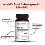 KSM-66 Ashwagandha 500mg  Standardized Root Extract | Stress & Vitality
