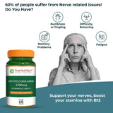 Vitamin B12 Methylcobalamin 1500mcg | Brain, Nerve & Energy Support | 60 Tablets