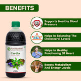 Cardia Herbal Juice  Arjuna, Brahmi, Ashwagandha & Ayurvedic Wellness Blend