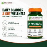 D-Mannose 500mg | 60 Veg Capsules