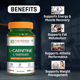 L-Carnitine L-Tartrate 500mg Veg Capsules  Fat Metabolism & Energy