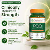PQQ Pyrroloquinoline Quinone | Mitochondrial Energy & Cognitive Support