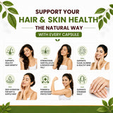 DHT Blocker with Biotin, Hyaluronic Acid & Stinging Nettle Extract | Hair & Scalp Support | 700 mg | 60 Veg Tablets