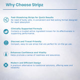 Stripz Perform Pro Oral Strips (Tadalafil IP 20 mg) | Peppermint Flavour