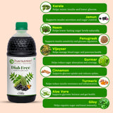 Diab Free Herbal Juice  Karela, Jamun, Neem & Fenugreek Blend