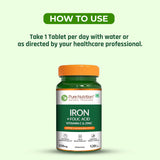 Iron with Folic Acid - 120 Tablets | Supports Haemoglobin Production and Helps Maintain Healthy Iron Levels