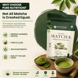 Japanese Matcha Green Tea Powder 50g | Premium Japanese Matcha | Finely Ground Green Tea Powder for Tea, Lattes & Smoothies