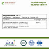Saccharomyces Boulardii 5 Billion CFU | 60 Veg Capsules