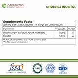 Choline & Inositol 500mg | 60 Veg Capsules