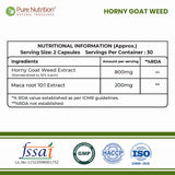Horny Goat Weed with Maca Root  Herbal Vitality & Wellness Supplement
