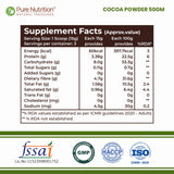 Cocoa Powder 50g | Unsweetened & Alkalized Cocoa Powder | Rich Chocolate Flavor for Baking, Beverages & Desserts