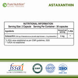 Astaxanthin 4mg Veg Capsules Eye, Skin & Muscle Health | Natural Antioxidant
