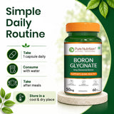 Boron Glycinate 6mg – Bone Strength, Hormone & Mineral Support