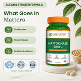 Nattokinase 4000FU Cardiovascular & Blood Flow Support | 60 Veg Tablets