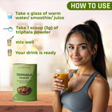 Triphala Powder  100g | Amla, Haritaki & Bibhitaki | Digestive Cleanse