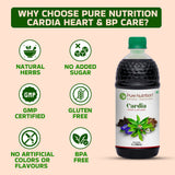 Cardia Herbal Juice  Arjuna, Brahmi, Ashwagandha & Ayurvedic Wellness Blend