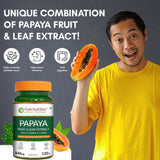 Papaya Leaf and Fruit  Extract Tablets  Boost Immunity & Platelet Count Naturally