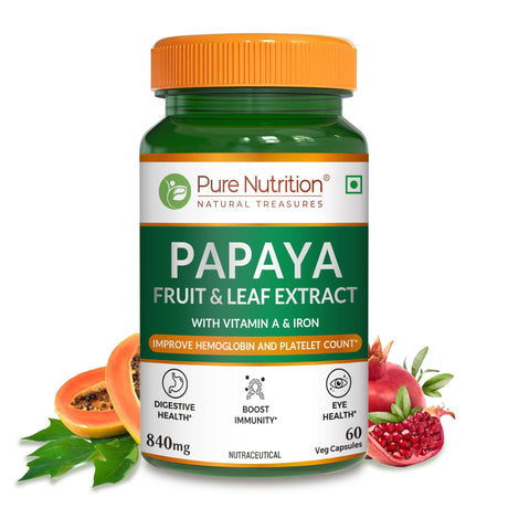 Papaya Leaf and Fruit  Extract Tablets  Boost Immunity & Platelet Count Naturally