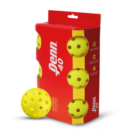 Penn 40 Outdoor Pickleball (6 Pcs) | Noah Sports