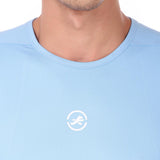 Performance Aero Mesh Tshirt For Men CS (Maya Blue)