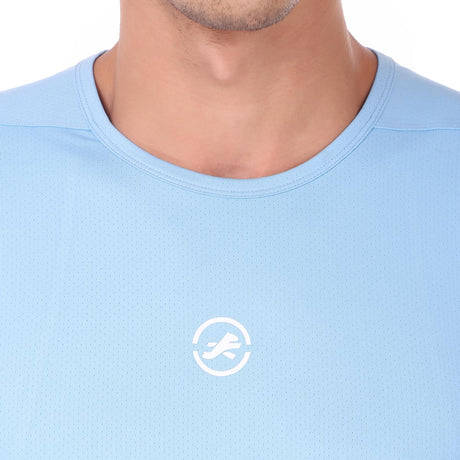 Performance Aero Mesh Tshirt For Men CS (Maya Blue)