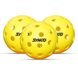 Synco Pickleball Ball S40 | High Performance Outdoor Pickleball | Set of 3