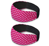 Sports Headband For Men and Women (Pink Dots)