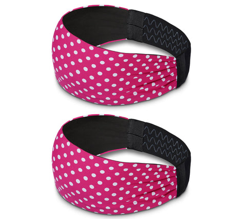 Sports Headband For Men and Women (Pink Dots)