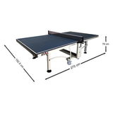 STAG GLOBAL Peter Karlsson Table Tennis Table High Level Competition TT Table with 2 TT Rackets, 6 Balls, 1 Table Cover & Clamp Net