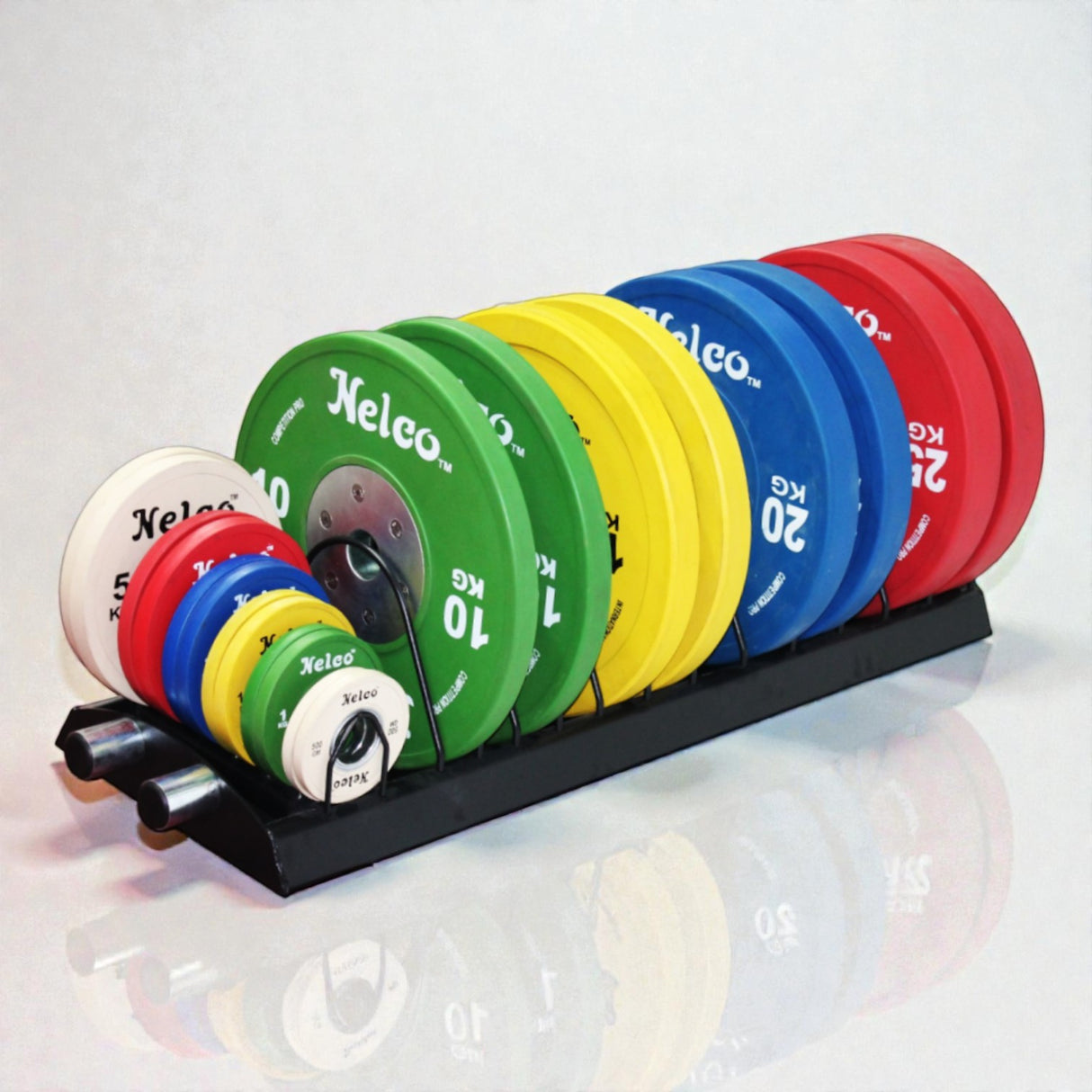 BARBELL PLATES RACK – FLOOR DESIGN (IWF Certified)