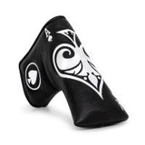 Assorted Poker Ace Blade Magnetic Putter Cover - Black