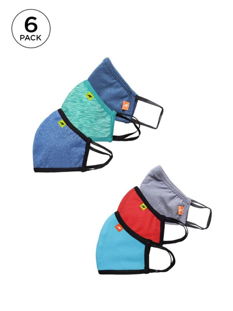 Alcis Pack of 6 ULTRASHIELD A95 Reusable 6-Layer Mask | Alcis