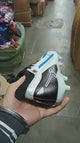 Anza White Blue Black Studs