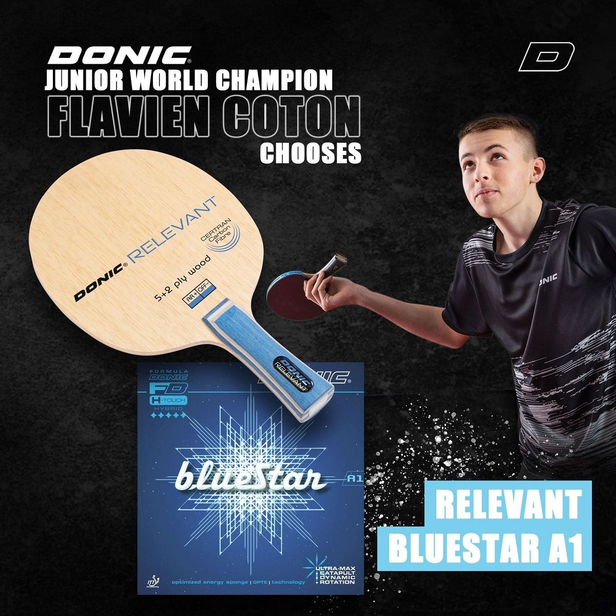 Donic Bluestar A1 Rubber