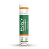 Progut Plus Probiotic Effervescent Tablets – 9 Strains + Prebiotic | 15 Tablets - Nutrition by Pure Nutrition