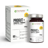 PROGUT+ Probiotics 60 Billion CFU + Prebiotic Gut & Immune Health