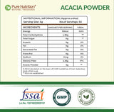 Acacia Powder  Prebiotic Fiber for Gut Health & Digestive Wellness