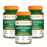 Apple Cider Vinegar with Wheat Grass and Spirulina - 60 Veg Capsules | Supports Detox and Weight Management